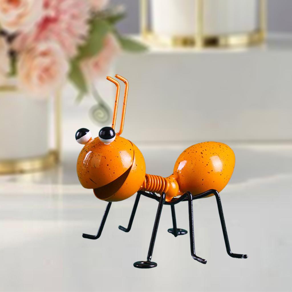 Hình ảnh 3D Metal Ant Wall Accents, Ants Insect Wall Decor Sculpture Hang Hanging Art Outdoor Garden for Home, Living Room, Patio, Office