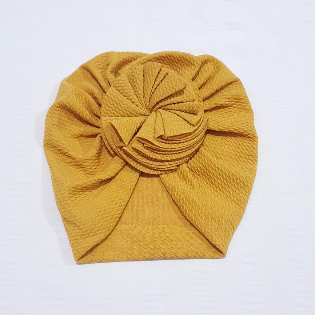 MŨ TURBAN CHO BÉ ĐẸP - MŨ TUBAN THẮT NƠ XINH XẮN - VỪA SÀNH ĐIỆU VỪA CHE THÓP CHO BÉ SƠ SINH