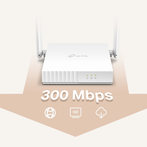 Bộ Phát Wifi TP-Link TL-WR820N Chuẩn N 300Mbps - Hàng Chính Hãng