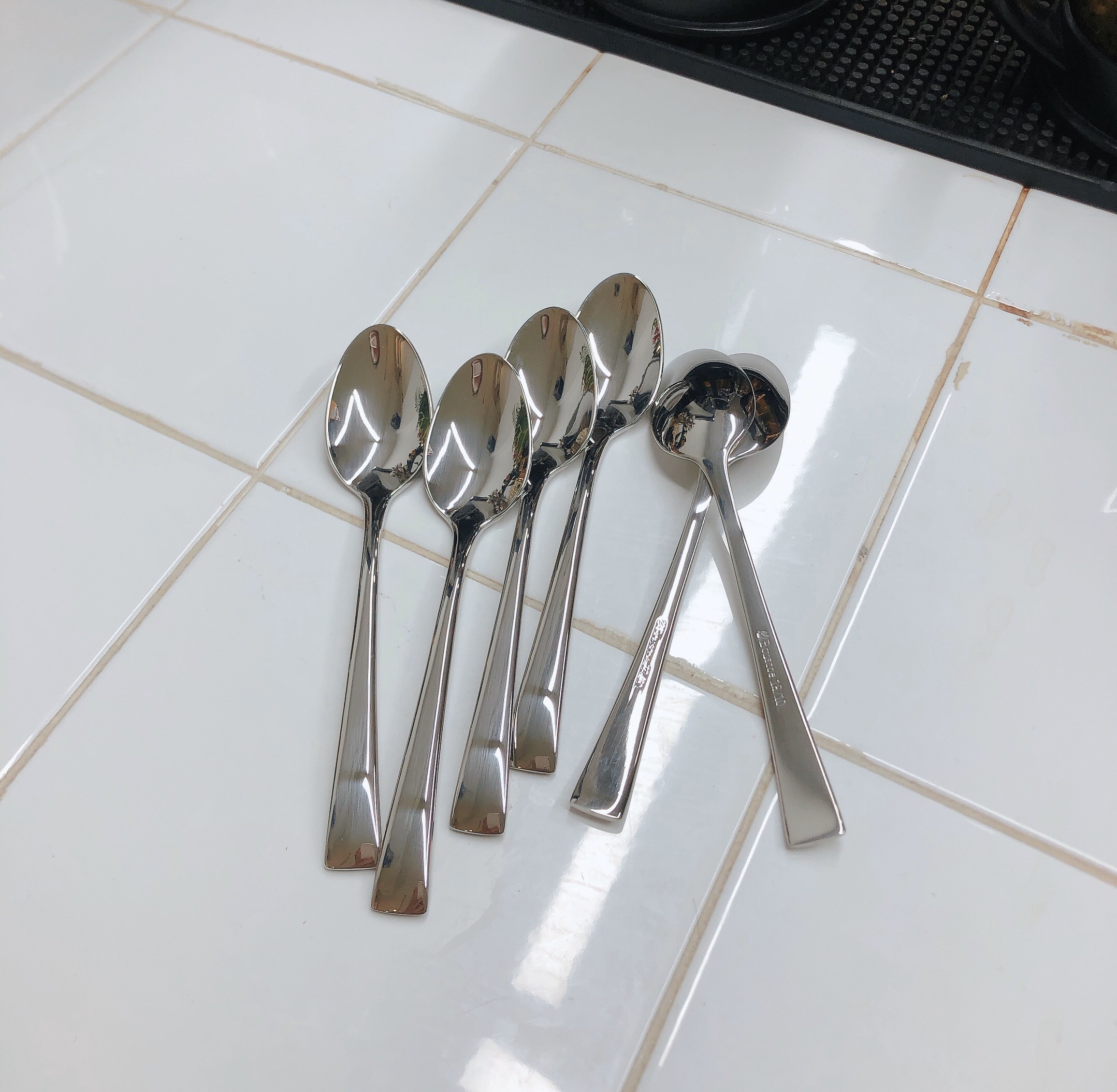 Bộ 6 Thìa Muỗng Cafe Inox 304 18/10 Cao Cấp Bouscoe -  Set Tea Spoons, Coffee Spoons