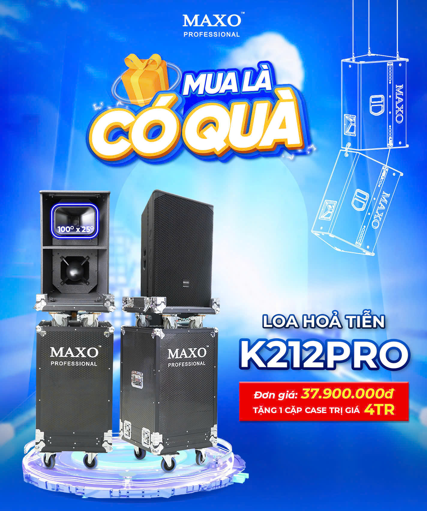 Loa Hỏa Tiễn K212PRO - Hàng Nhập Khẩu Chính Hãng