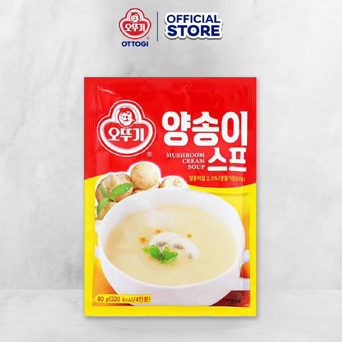 Súp Nấm Ăn Liền Hàn Quốc Ottogi 80g