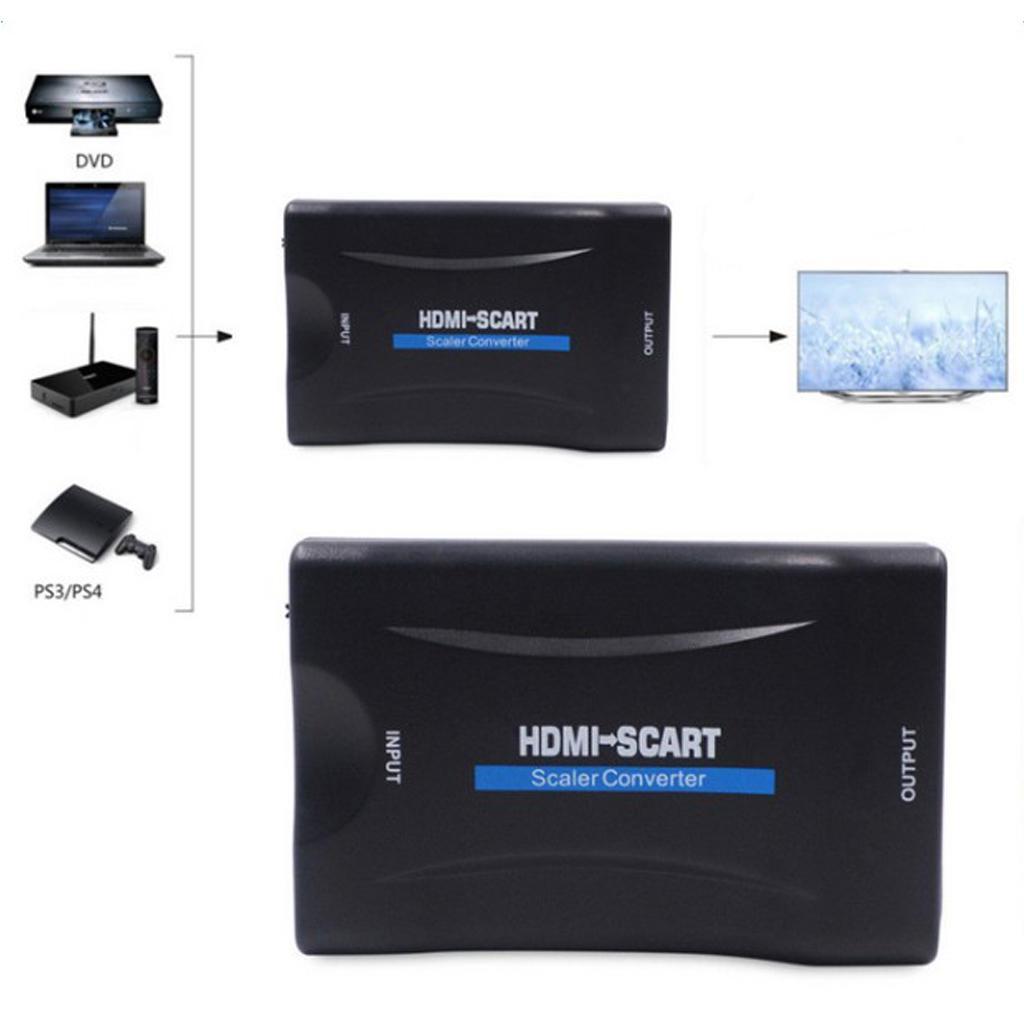 To Video Audio Converter Adapter For TV DVD VHS VCR