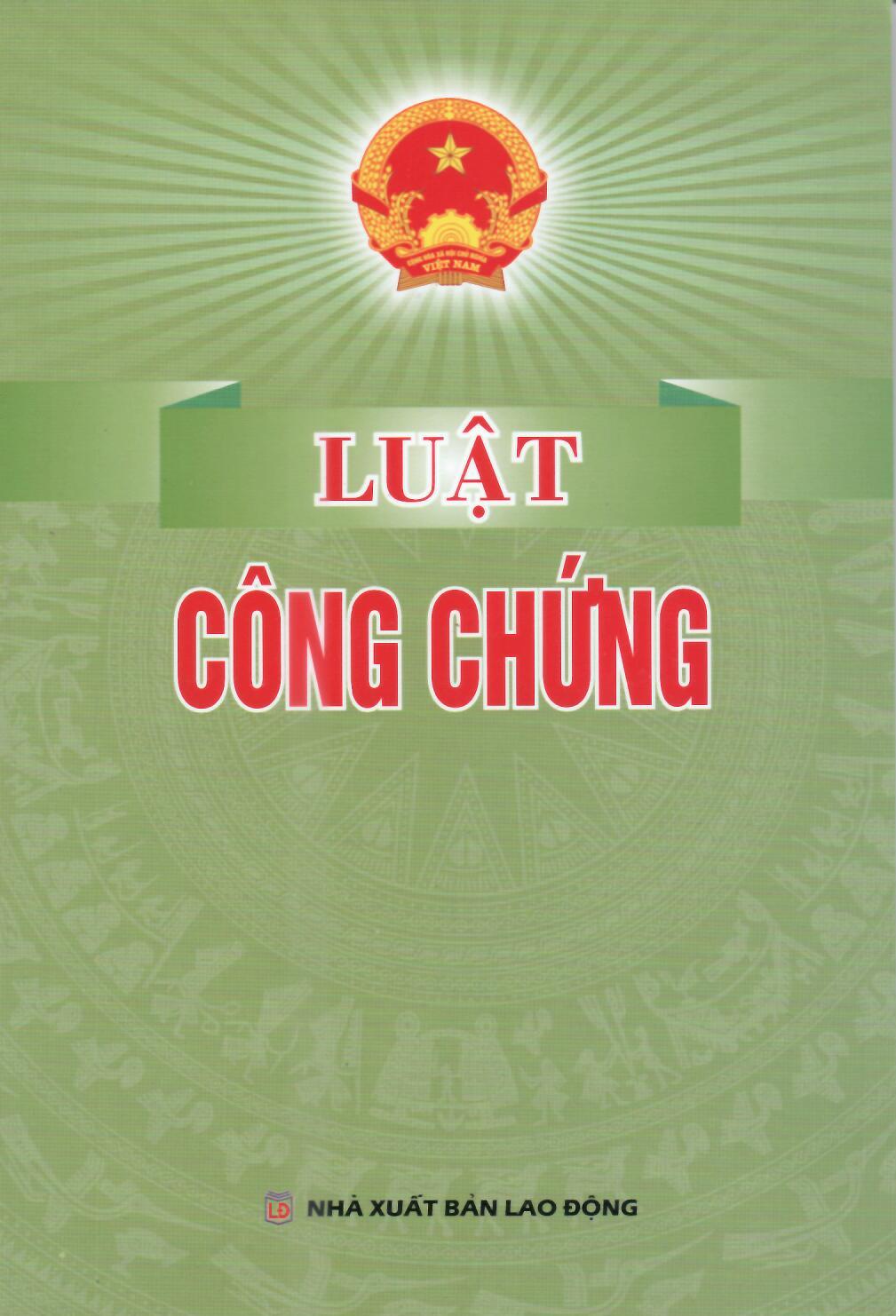 LUẬT CÔNG CHỨNG 2019