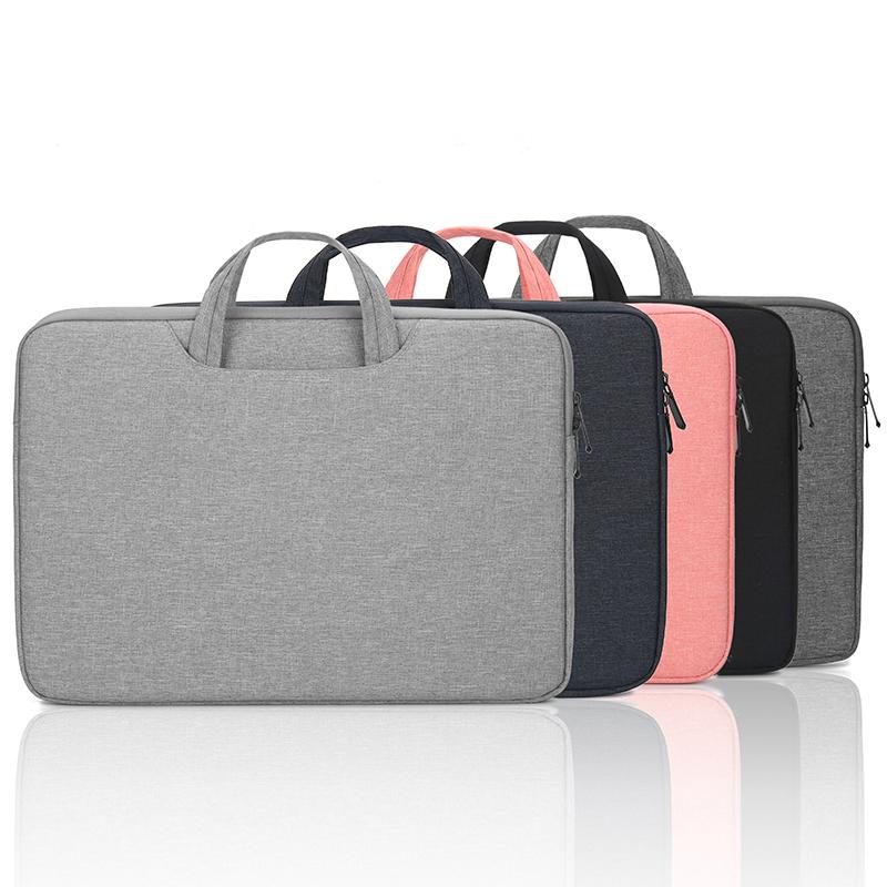 Mới Túi Laptop 13.3 14 15.6 Inch Chống Nước Xách Tay Túi Cho Macbook Air Pro Ốp Lưng Nữ Cầm Tay Đeo Vai Cặp bao Da