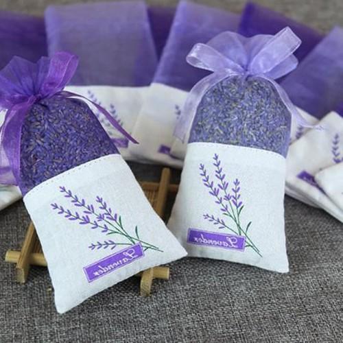 Túi Thơm hương hoa oải hươngTreo Phòng, Tủ Quần Áo, Xe Hơi Nụ Hoa Lavender Pháp,khử mùi treo tủ quần áo