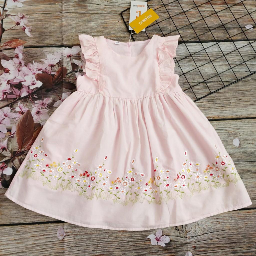 Đầm Catmiko 100% cotton mềm mịn, cực xinh , hàng xuất xịn - Nhật Anh Kids
