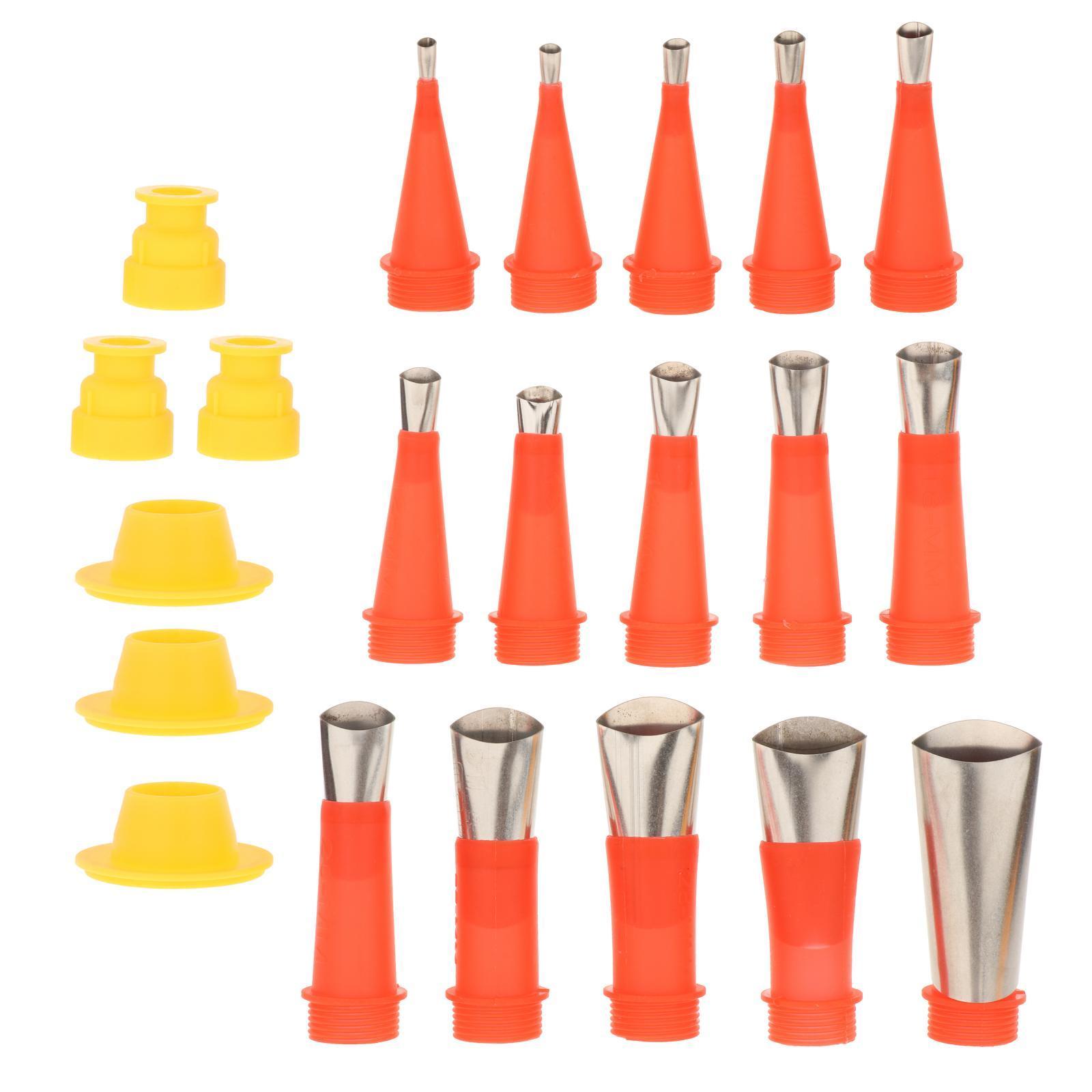 21Pcs Caulking Nozzle Applicator Sealant Caulking Finishing Tool for Door