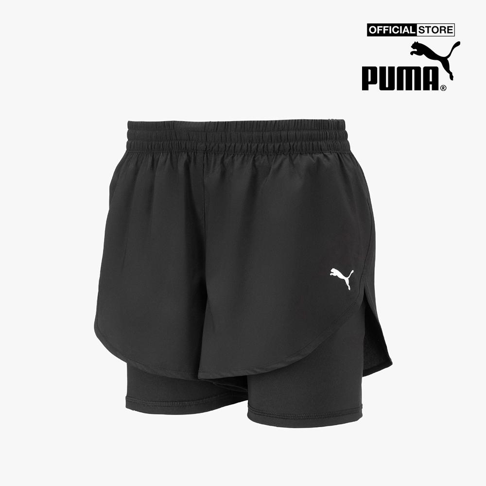 PUMA - Quần shorts thể thao nữ 2 in 1 Woven Running 521072-01