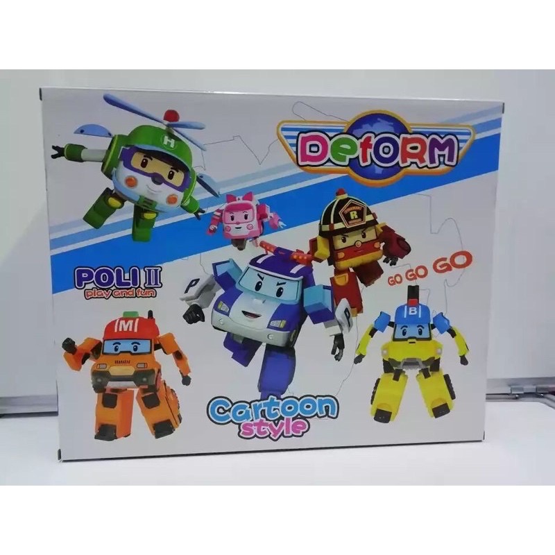 Đồ chơi trẻ em Đội bay siêu đẳng Robocar Poli và những người bạn - bộ 6 nhân vật