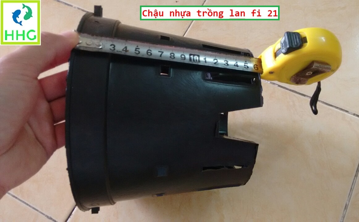 10 chậu nhựa trồng lan Fi 21 - đường kính 21cm!!!