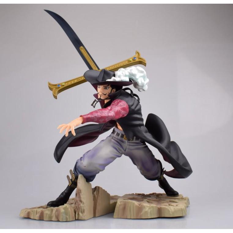 Mô Hình Figure One Piece Mihawk mắt diều hâu phiên bản chất lượng cao 30Cm