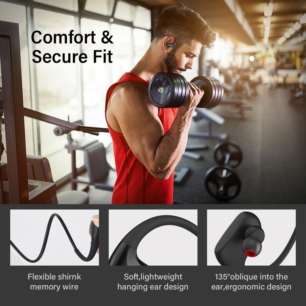 Tai Nghe Bluetooth Thể Thao Dacom G93 Chống Nước Ipx7 Không Dây 20 Giờ