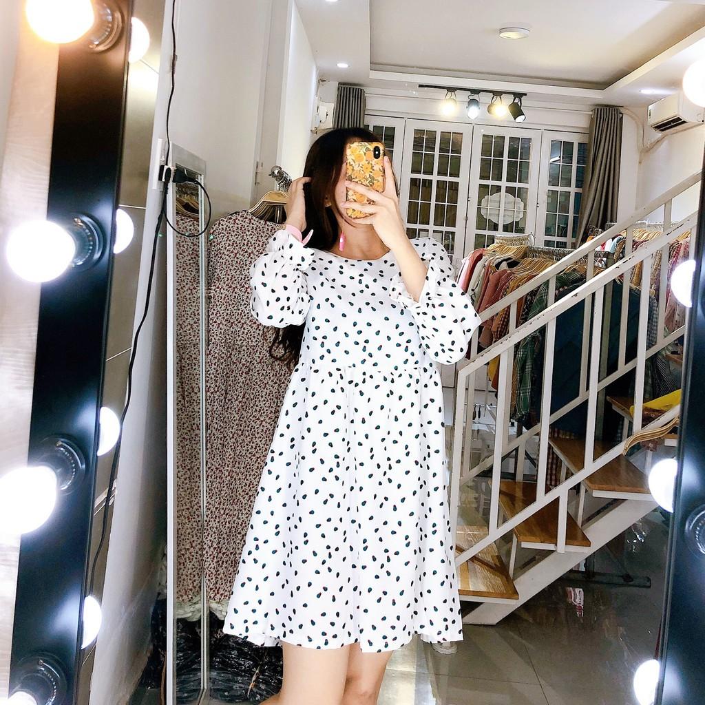 [] ĐẦM BABYDOLL BÓNG ĐÈN