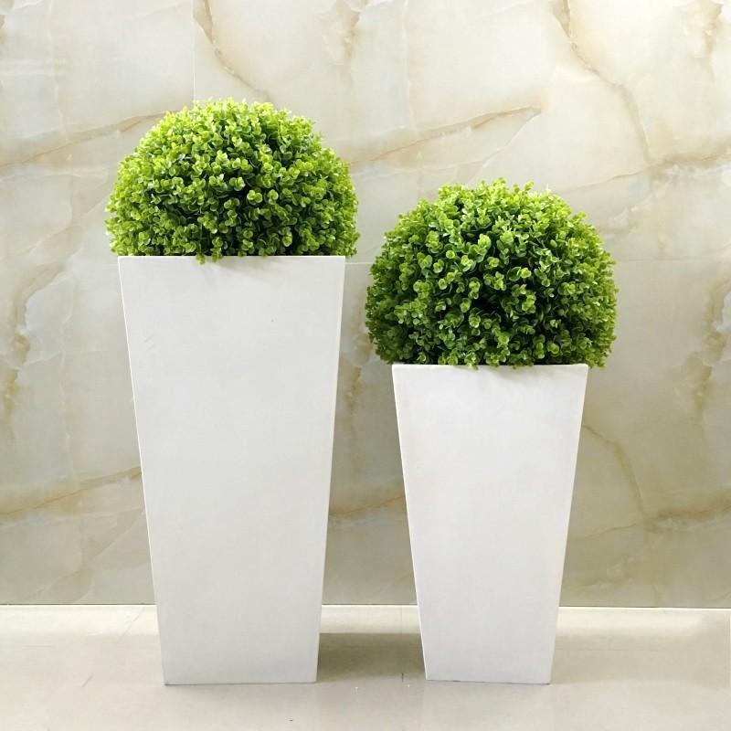 Chậu nhựa trồng cây hoa, cây giả cao cấp cao 40cm, 30cm, 20cm hình tròn, hình vuông