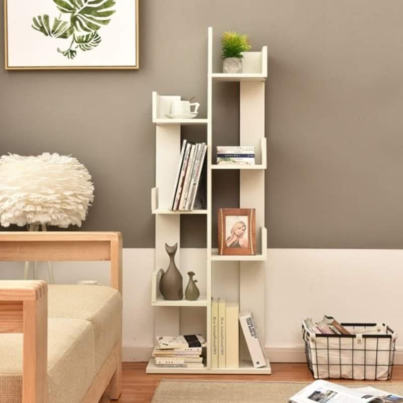 Kệ trang trí gỗ tiện ích , BH 12 tháng] , kệ đa năng để sàn xương rồng vân gỗ  kích thước 50*20*120cm, Uy tín tại Saikou