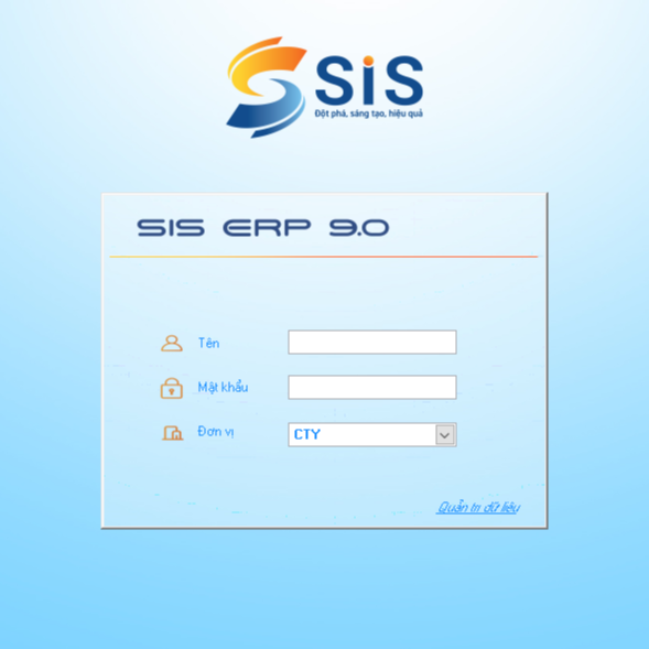 Phần mềm Quản trị tổng thể nguồn lực doanh nghiệp SIS ERP 9.0 - Hàng chính hãng - Hỗ trợ mọi nghiệp vụ. Quý khách hàng vui lòng truy cập website: sis.vn hoặc liên hệ SĐT 024 2200 1100 hoặc 096 282 8785 để được tư vấn và báo giá chính xác nhất