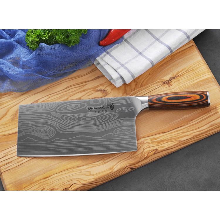 DAO - DAO BẾP NHẬT BẢN USUBA THÉP DAMASCUS MÃ PDT117 nt topcomshop vn