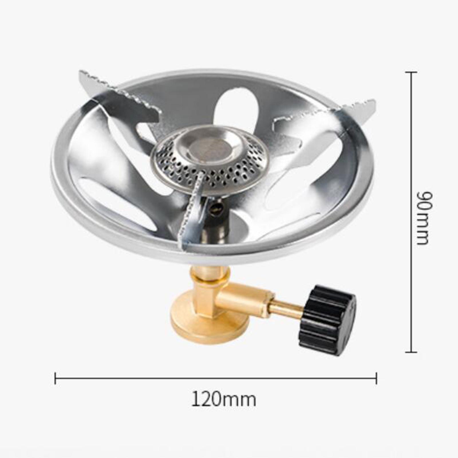 Portable Camping Stove Burner Compact Strong Firepower Pocket Stove for Camping Outdoor