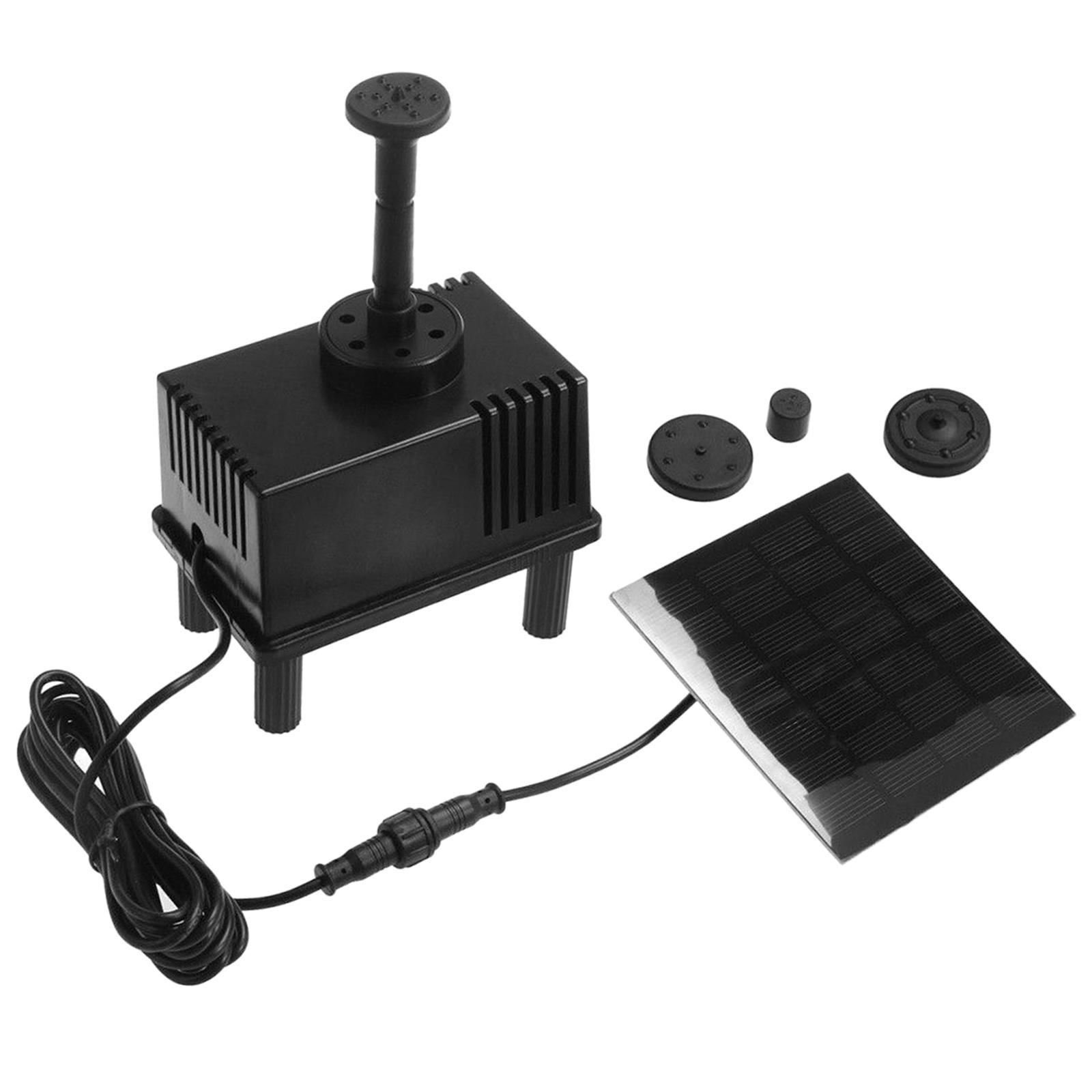Panel Water Pump for Birdbath Pool Solar Panel .5W