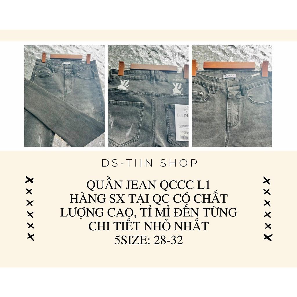 quần jean nam in logo LV