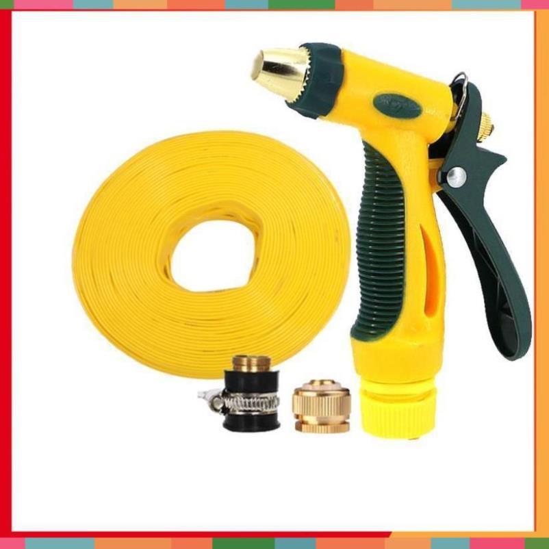 Bộ dây vòi xịt nước rửa xe, tưới cây tăng áp 3 lần,loại 3-5M  206317