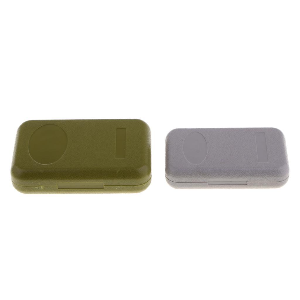 2PCS Dual Sides Fly Box Fishing  Boxes Easy-grip Foam Insert Case