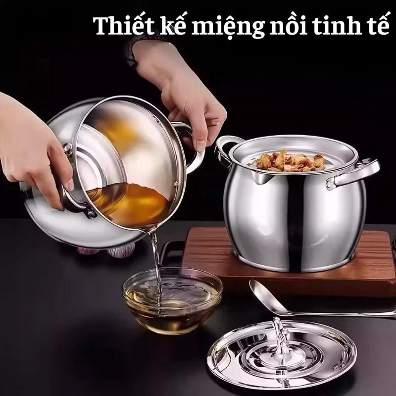 [AnhOtShop] Âu Lọc Dầu Mỡ Đa Năng – Bình Lọc Dầu Mỡ 2 Trong 1, Đựng Mỡ, Lọc Cặn, Giữ Dầu Sạch Thơm Ngon Lâu