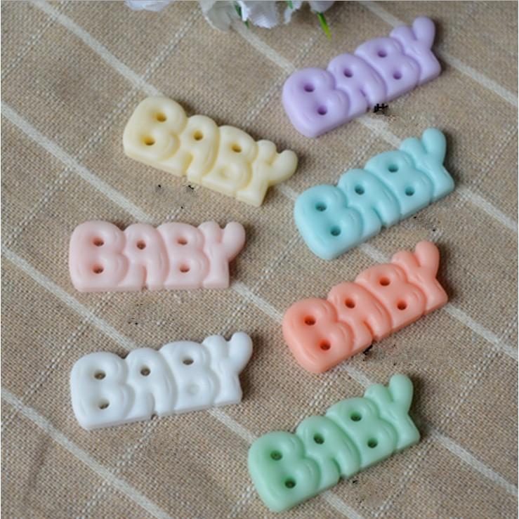 HN * Charm chữ BABY các màu cho các bạn trang trí vỏ ốp điện thoại, làm Jibbitz, DIY