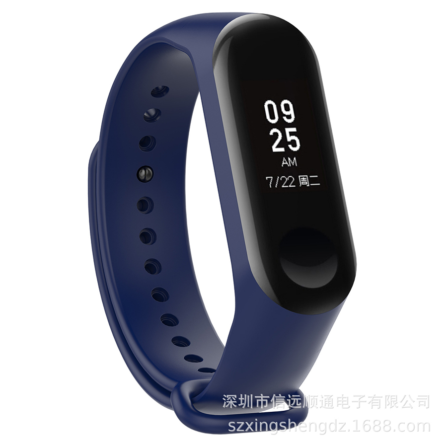 Dây Đeo Thay Thế Cho Vòng Đeo Tay Thông Minh Xiaomi Mi Band 3 / Mi Band 4 Dẻo TPU