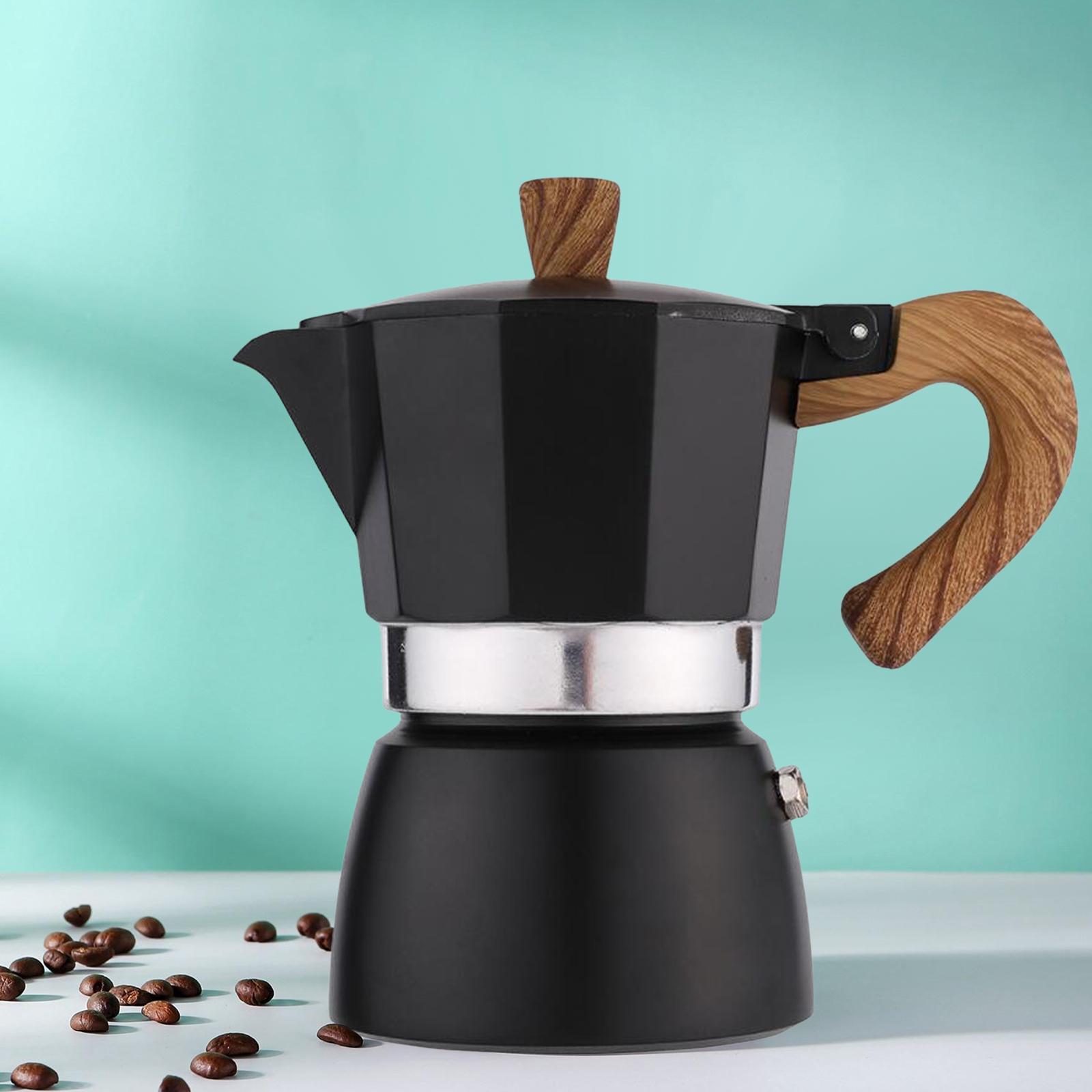 Stovetop Italian Coffee Maker Manual Espresso Cup for Cafe Kitchen Bar