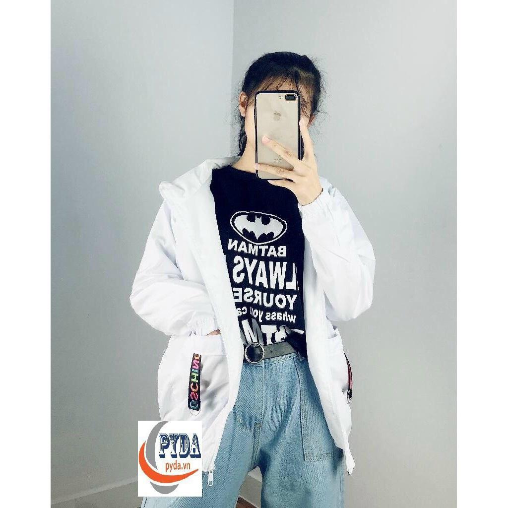 Áo khoác dù thêu CỰC ĐẸP