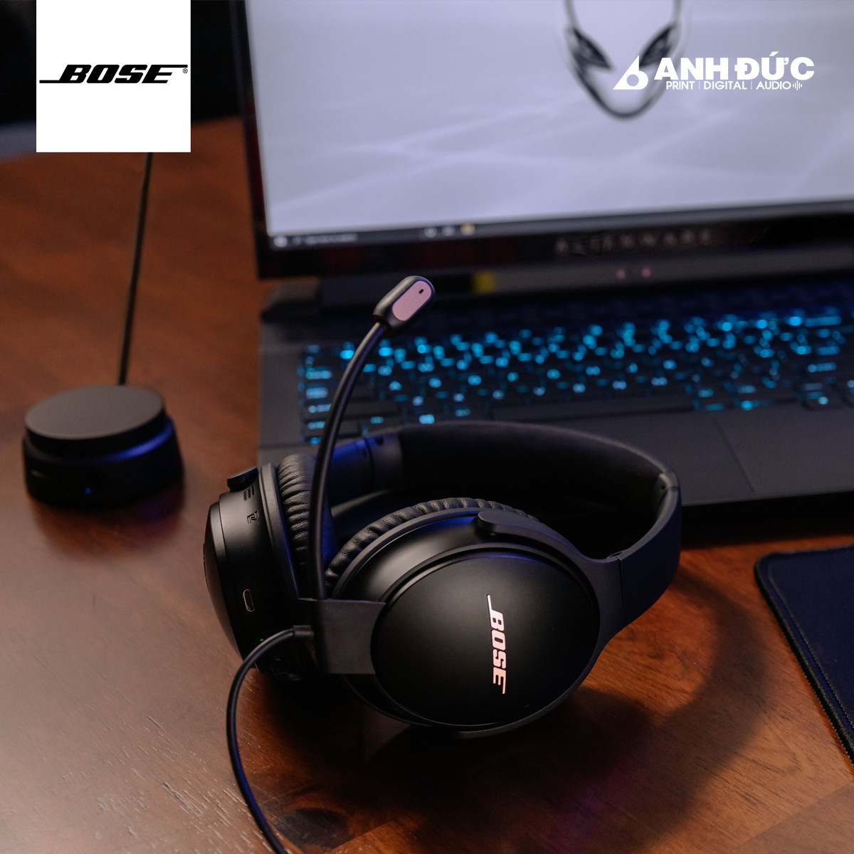 Tai nghe Gaming Bose QuietComfort 35 II - Thời Lượng Pin 40 Giờ - Hàng Chính Hãng