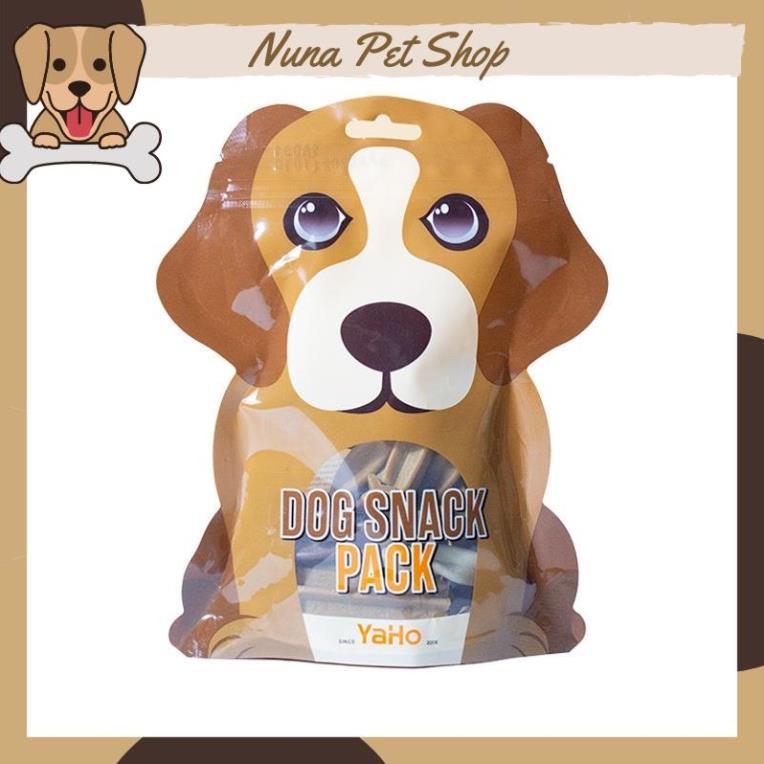 Bánh thưởng làm sạch răng, xương gặm thơm miệng cho chó Dog Snack Pack Yaho