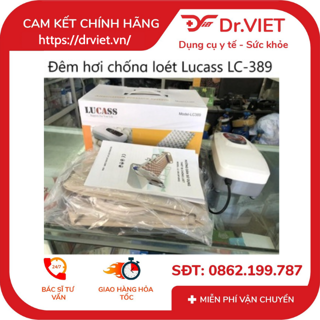 [HCM]Đệm chống loét Lucass LC389 cao cấp công nghệ Mỹ-Dùng cho người già người ốm nằm lâu ngày tránh lỡ loét do phải nằm lâu ngày, giảm đau nhức khi không muốn vết đau tiếp xúc trực tiếp với giường chiếu, tạo cảm giác êm