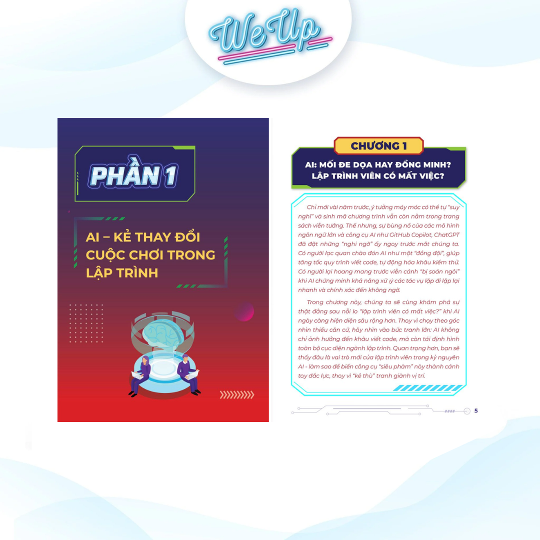 Combo 4 sách: Sử dụng AI để master lập trình, A-Z Kiến thức lập trình, 3 Ngôn ngữ lập trình, Sổ tay dân IT lập trình web