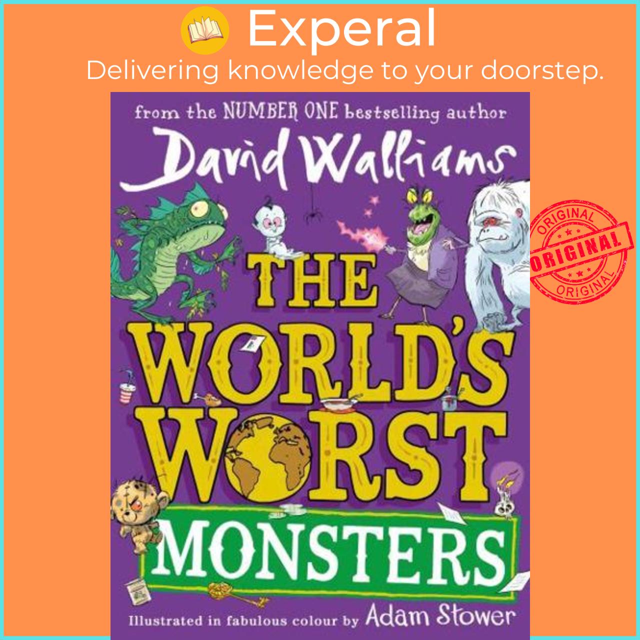 Sách - The World's Worst Monsters by David Walliams (author),Adam Stower (illustrator) (UK edition, Hardback)