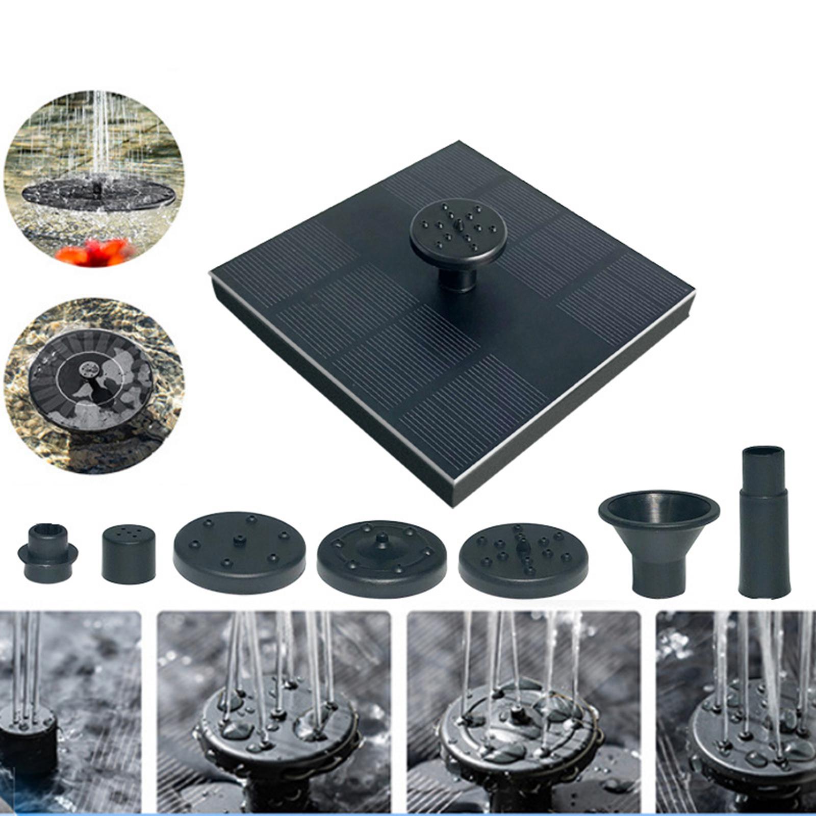 Solar Fountain Solar Water Pump Floating Fountain Outdoor Fountain for Outdoor Small Pond