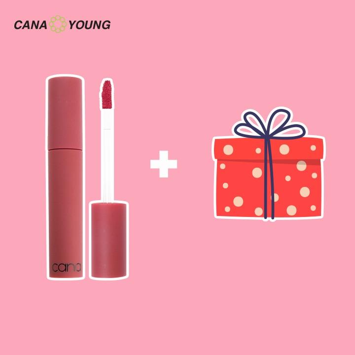 Son Lì dạng kem Cana Creamy Lip Mousse và set kit du lịch