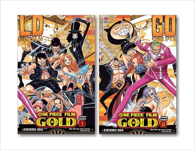 Sách - Anime comics: One Piece Film Gold (combo 2 tập)