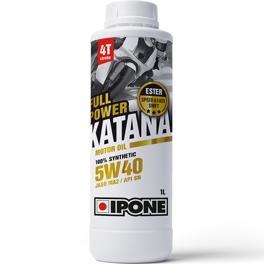 Nhớt Tổng Hợp Cho Mô Tô Phân Khối Lớn Và Xe Máy 4T Ipone Full Power Katana 5W-40 - Hàng Chính Hãng