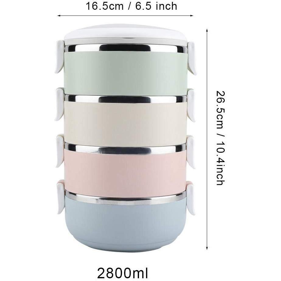 Cặp Lồng Giữ Nhiệt 4 Tầng Hộp Đựng Cơm Ruột Inox Cao Cấp