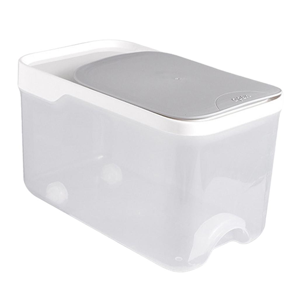 Rice Storage Container Dry Fruits Rice Holder Container Box Flip Lids