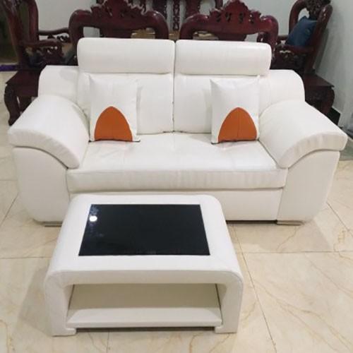 Bộ bàn ghế sofa da phòng khách