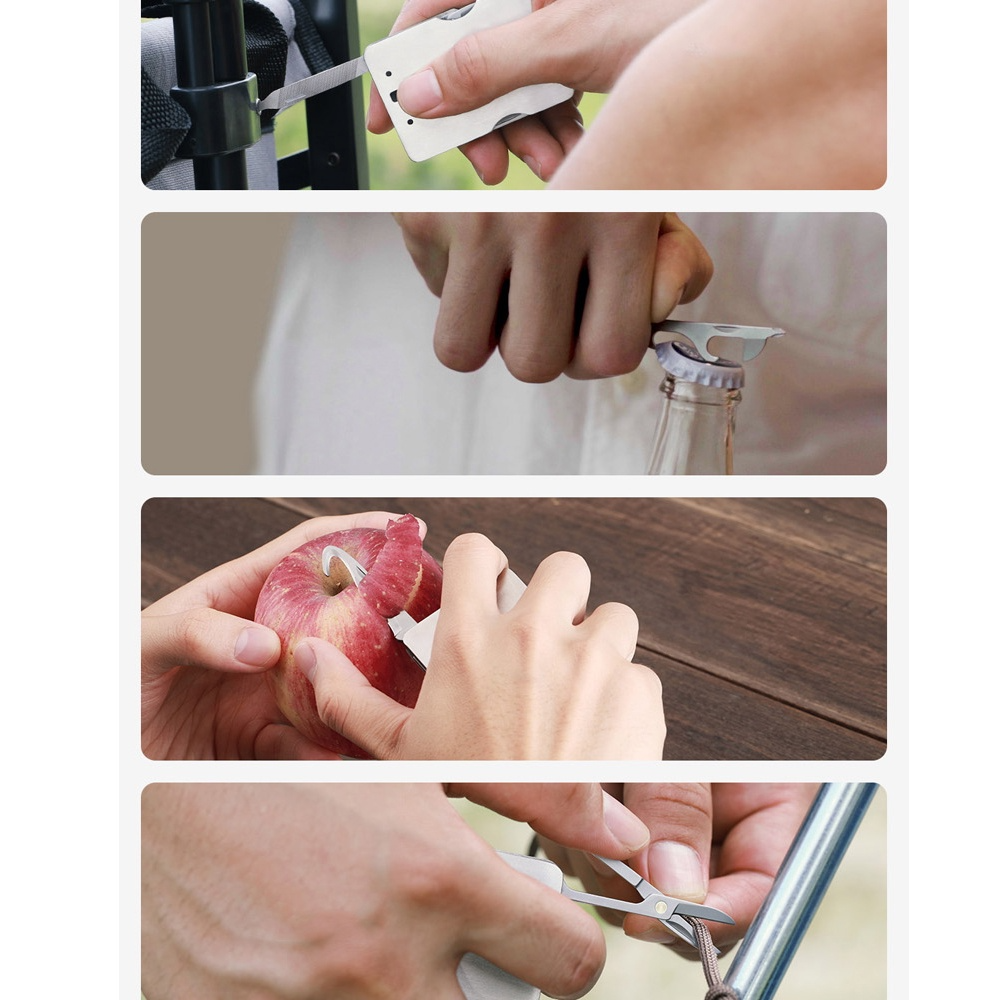 Xiaomi Youpin Nextool đa chức năng ngoài trời vành đai công cụ người đàn ông bền Nhanh chóng phát hành Trọng lượng nhẹ vít trình điều khiển dao kéo mở