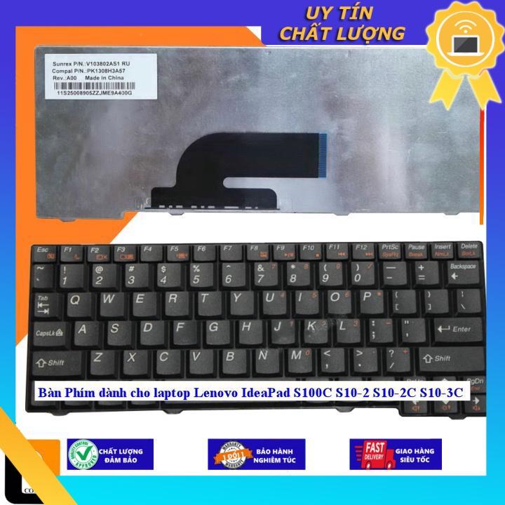Bàn Phím dùng cho laptop Lenovo IdeaPad S100C S10-2 S10-2C S10-3C - MÀU ĐEN - Hàng Nhập Khẩu New Seal