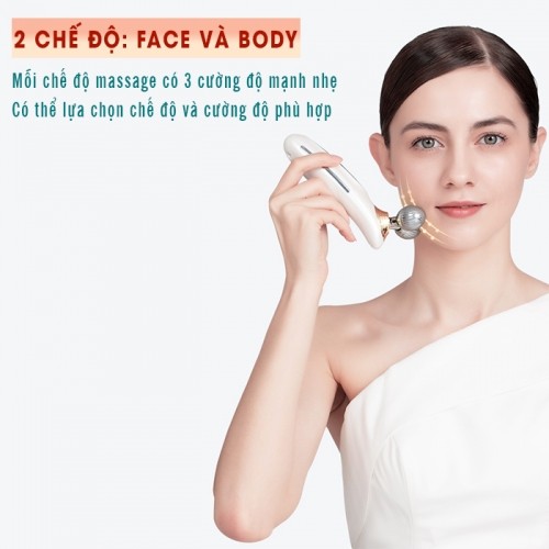 Máy Nâng Cơ 2 Chức Năng Face Và Body Nikio NK-125 - Massage EMS Săn Chắc Da Toàn Thân Và Tạo Cằm Vline