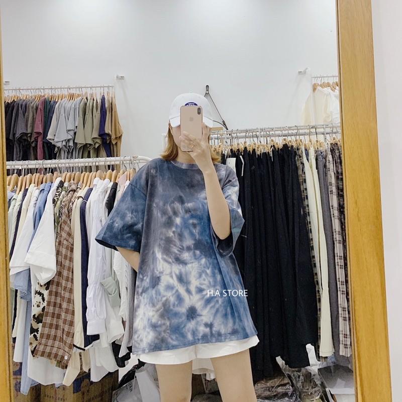 Áo phông loang oversize