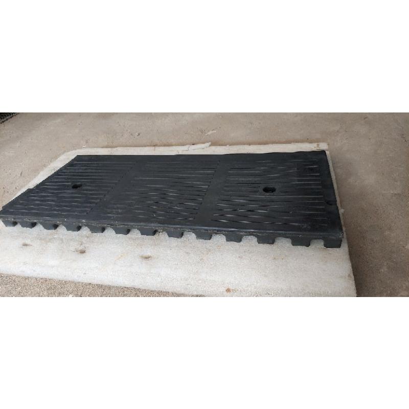 Tấm Cao su cầu dốc cao 5cm ,rộng 40cm dài 1 mét