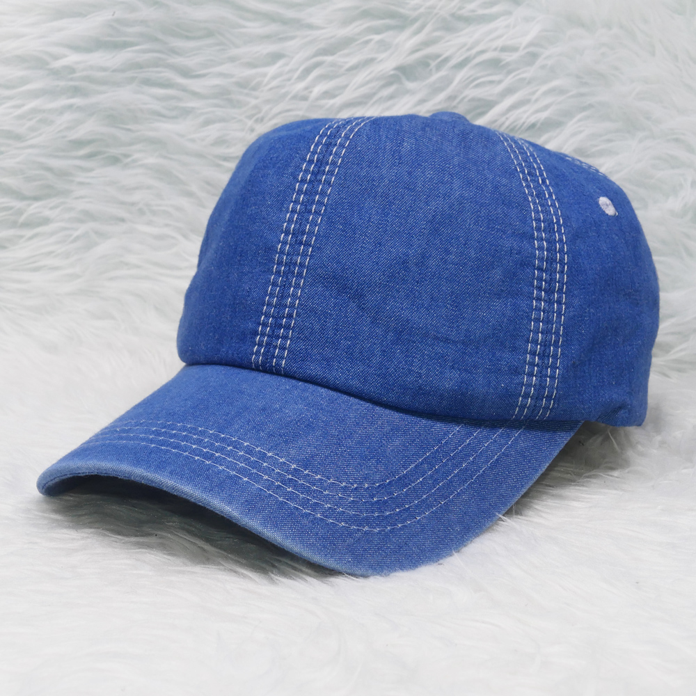 Nón kết jean trơn nam nữ bụi, vải jean bền đẹp, dễ dàng điều chỉnh size, khóa gài cứng cáp, sang trọng